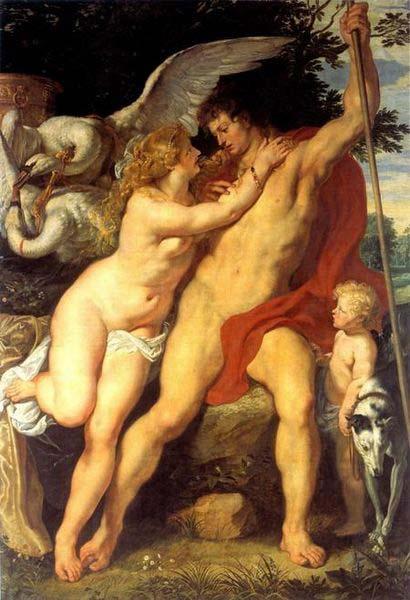 Peter Paul Rubens Venus und Adonis Norge oil painting art